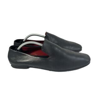 Musse & Cloud Soft Leather Loafers Womens Size 9 Black Classic